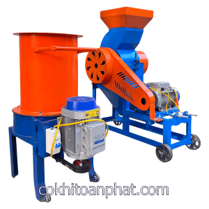 máy băm xơ dừa 1 pha và máy băm xơ dừa b250
